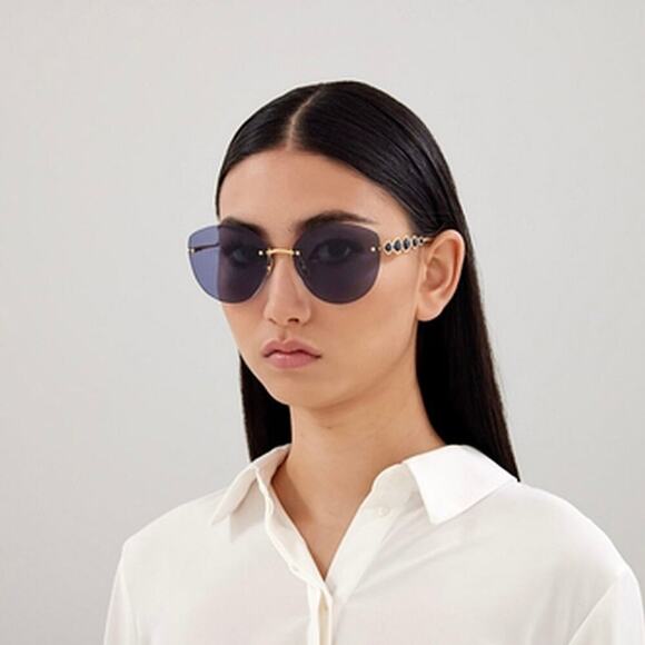 NEW!!! BOUCHERON Paris Sunglasses BC0132S 001 Authentic - Picture 2 of 12